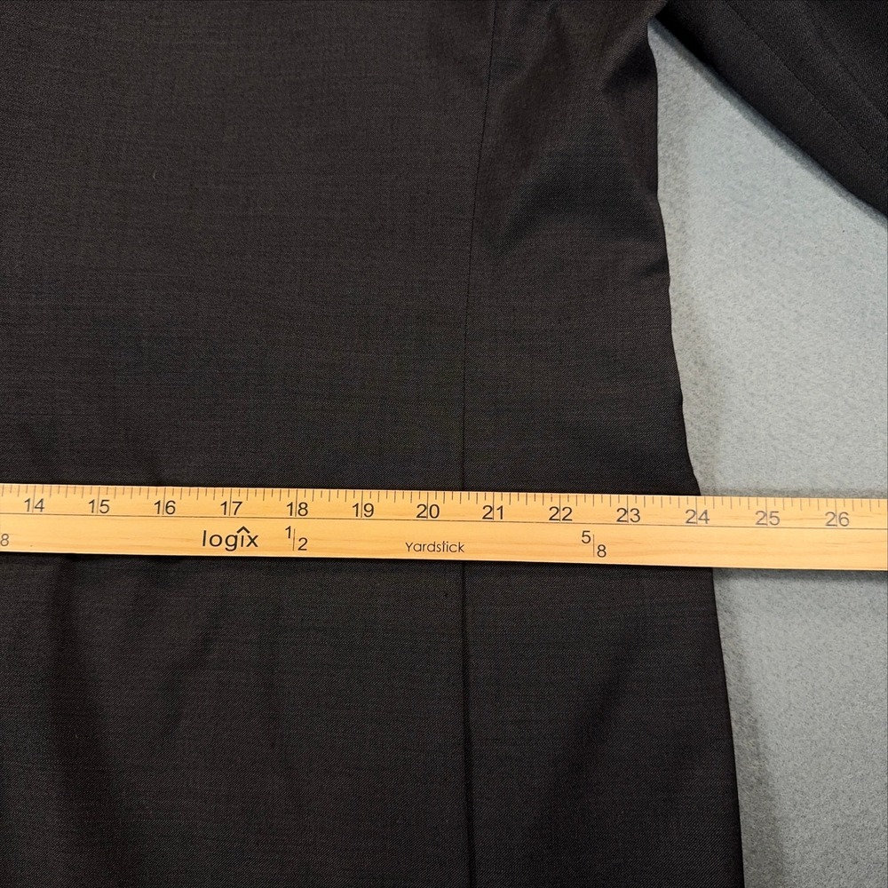 Jos. A. Bank Traveler Blazer Charcoal Gray Wool Blend Tailored Fit 48 Long NWOT - Picture 10 of 12